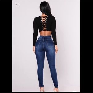 Fashion nova Jeans Size M